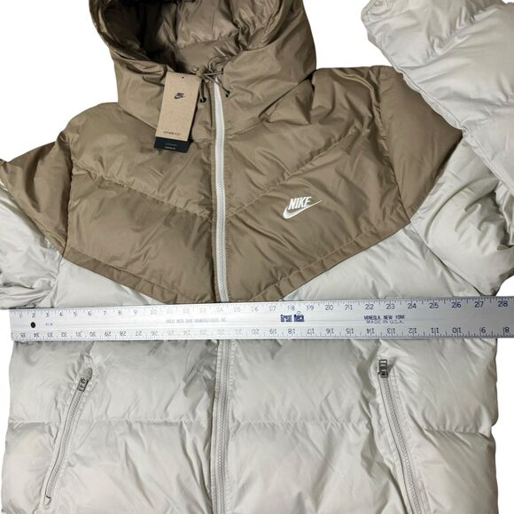 Nike Windrunner Puffer Jacket Mens XXL Tan Cream Storm-Fit Insulated FB8185-247 - Picture 6 of 16